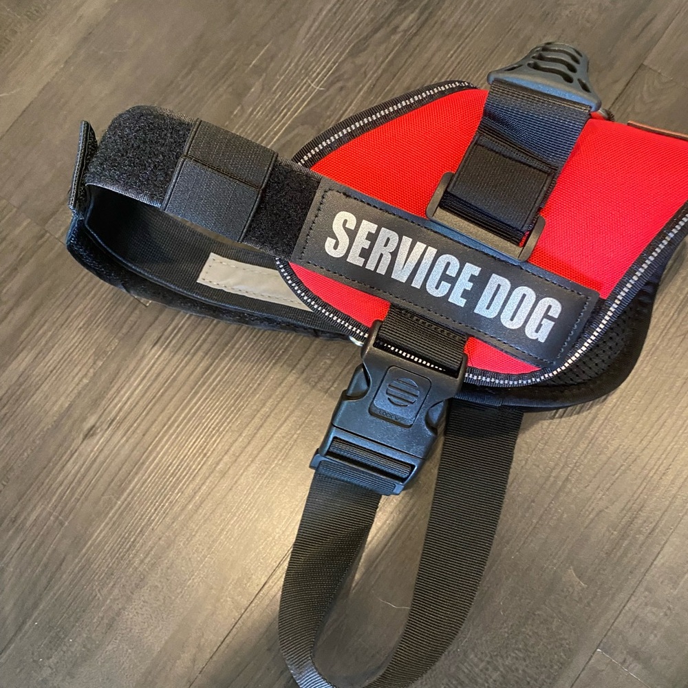 Red Service Dog Harness (Service Vest)
